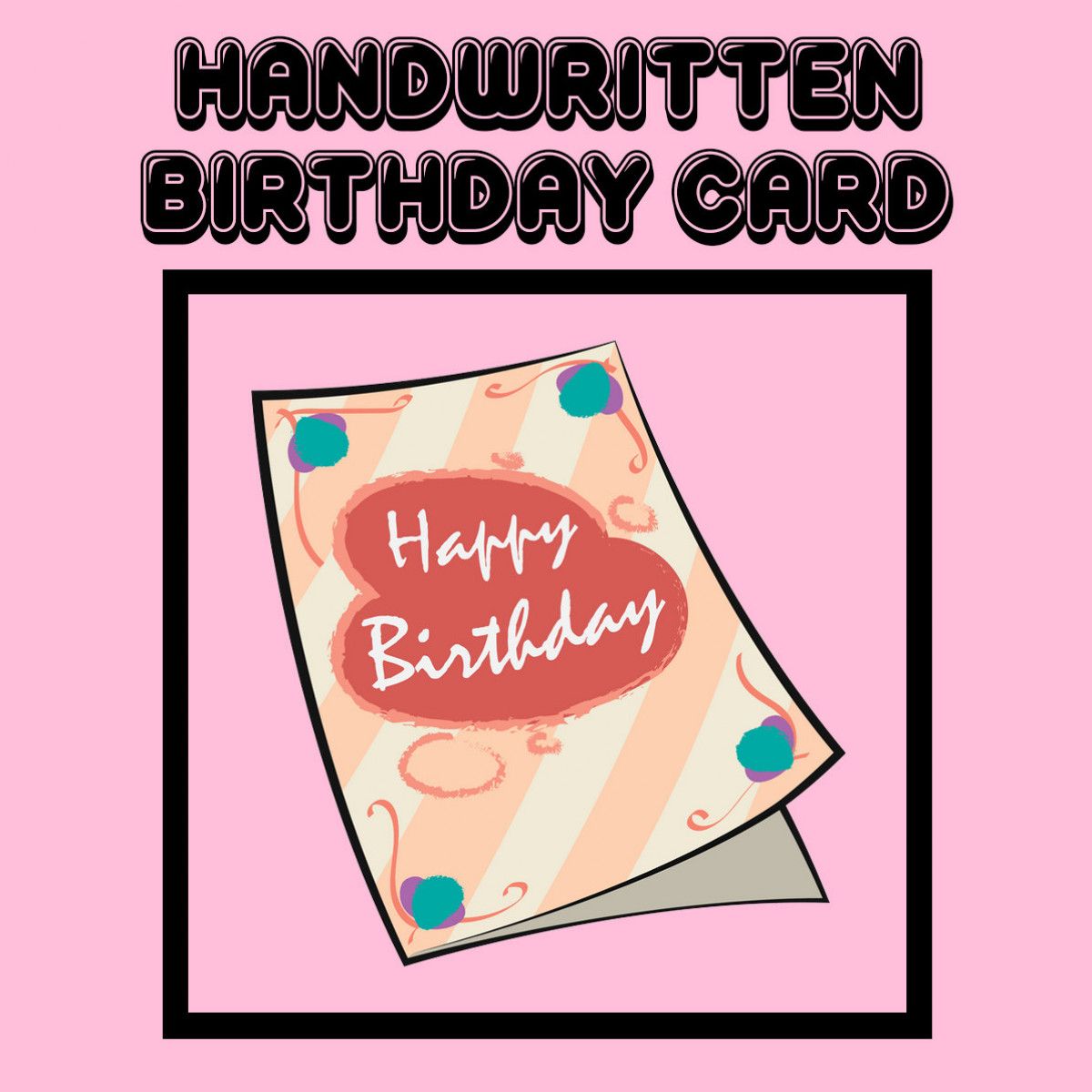Handwritten Birthday Card