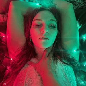 Naughty or Nice tangled in Christmas lights