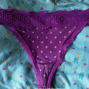 Sexy Silk and Lace Panties Worn Just for You