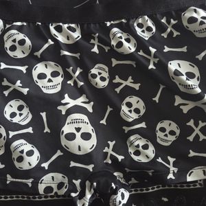 Silky material boy shorts boxer panties