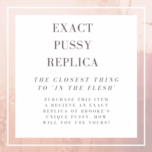 exact pussy replica  external only