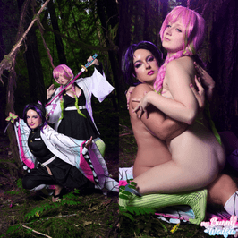 Mitsuri x Shinobu Demon Slayer HD Cosplay Photoset