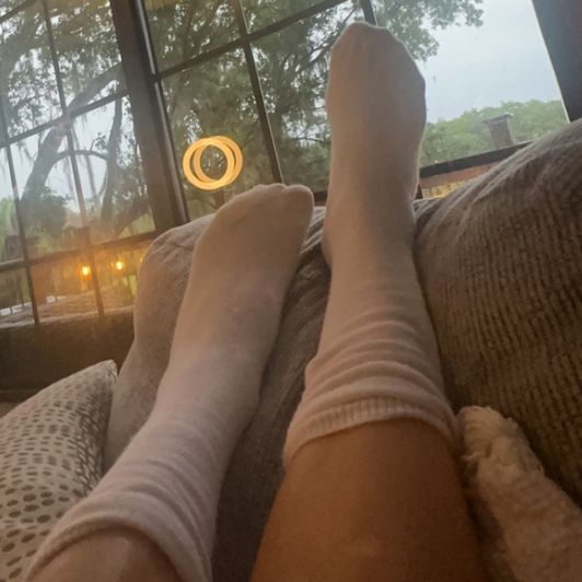 Worn White Socks 