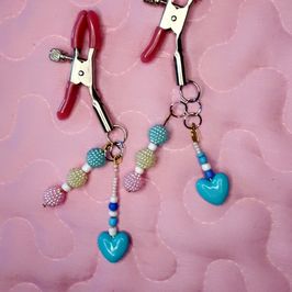 Handmade Charmed Nipple Clamps