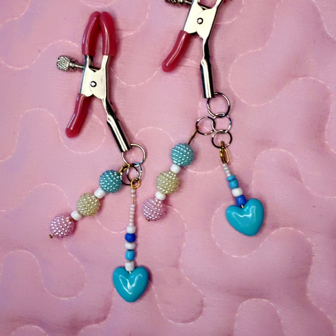 Handmade Charmed Nipple Clamps