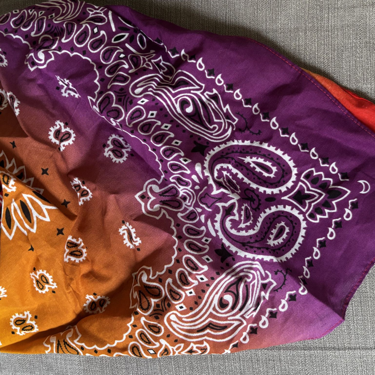 Colorful Bandana from Photoshoot