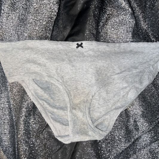 Grey Dirty Panties