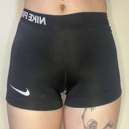 Worn black nike pro spandex