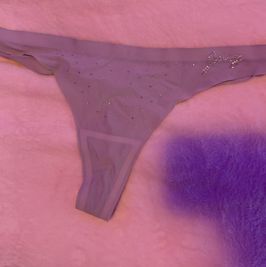 Worn Sparkly Pink Panties 2