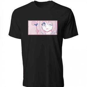 Winky Eyes Black Tshirt
