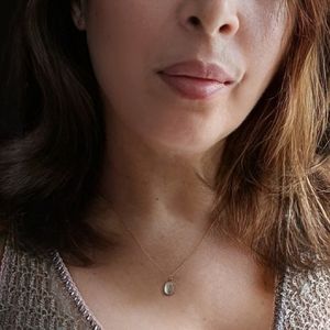 Silver Rose Quartz Pendant