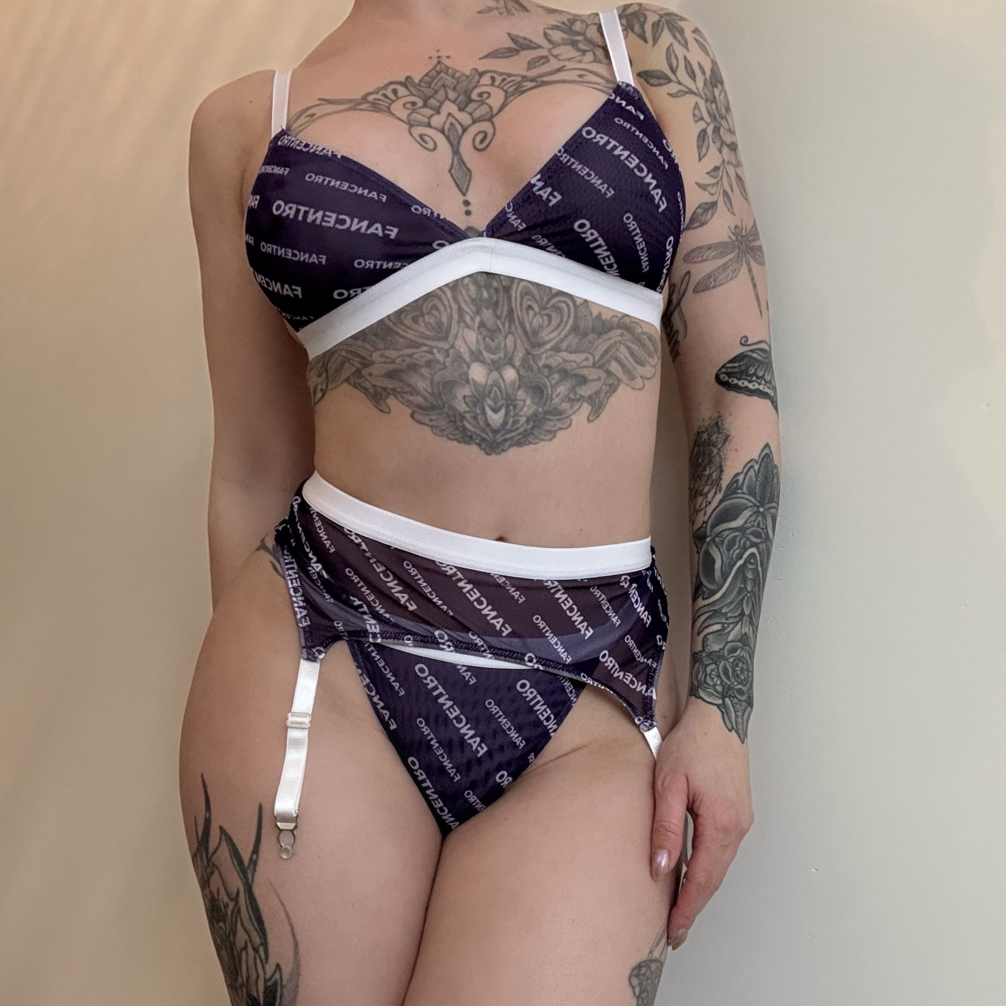 PURPLE LINGERIE SET