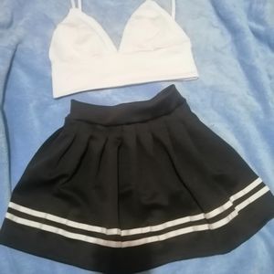 skirt and bra