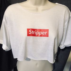 strip by Evie Supreme Stripper crop top
