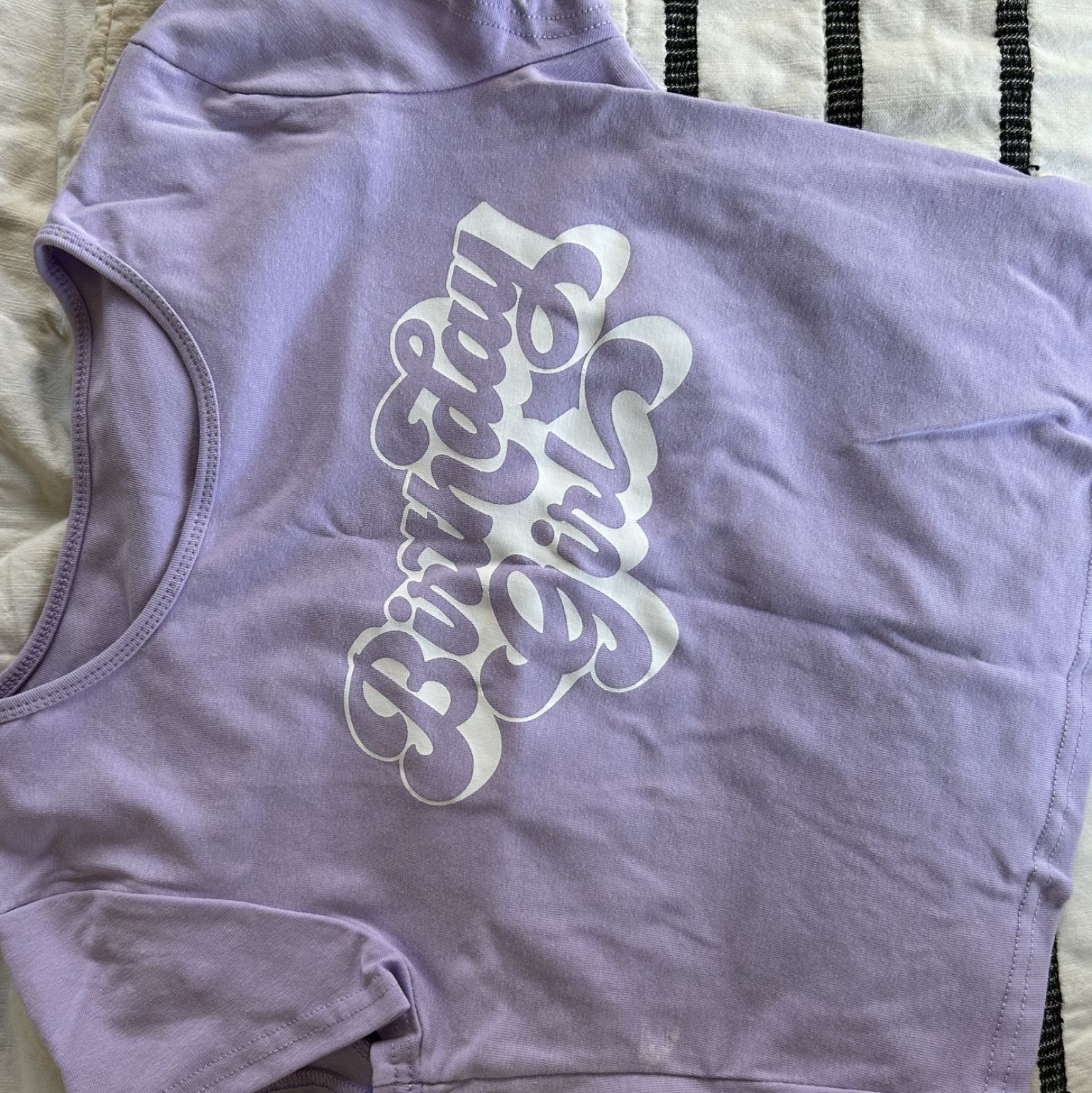 Birthday Girl Crop Top