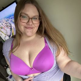 Purple girl next door push up bra