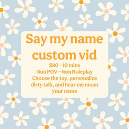 Say my name CUSTOM vid