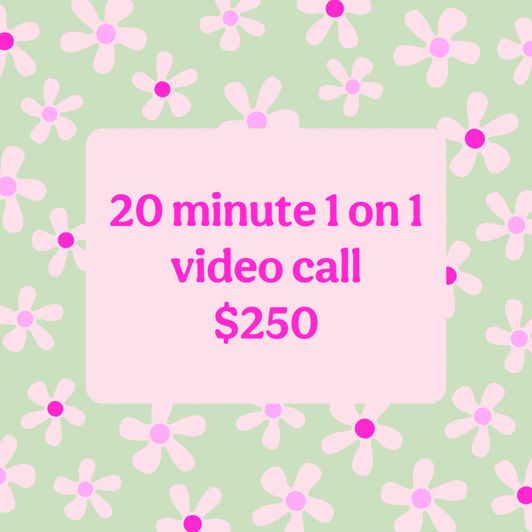 1 on 1 spicy video call