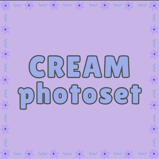 CREAM photoset bundle