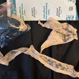 Used cut thongs bundle