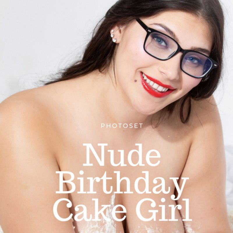 Naked Girl Covered in Cake Photoset