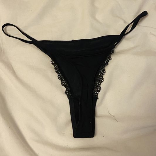 Tight Black Thong