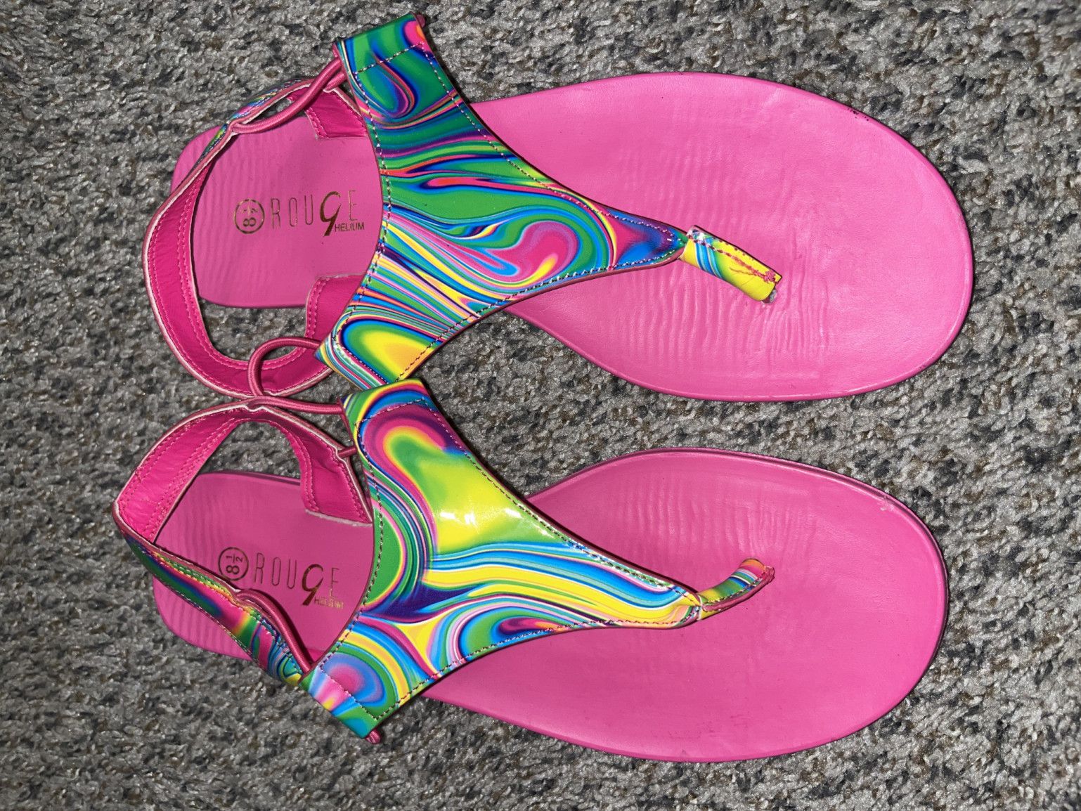 Rainbow Gladiator Sandals