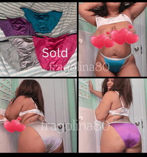 Satin nylon panties