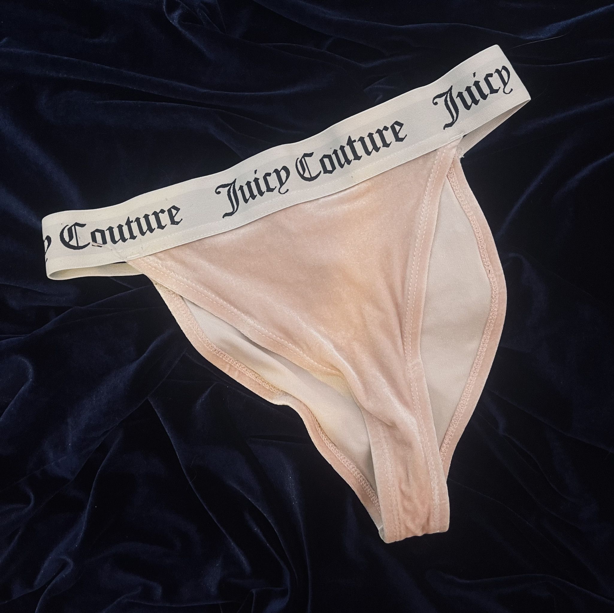 JUICY COUTURE PINK VELVET PANTIES