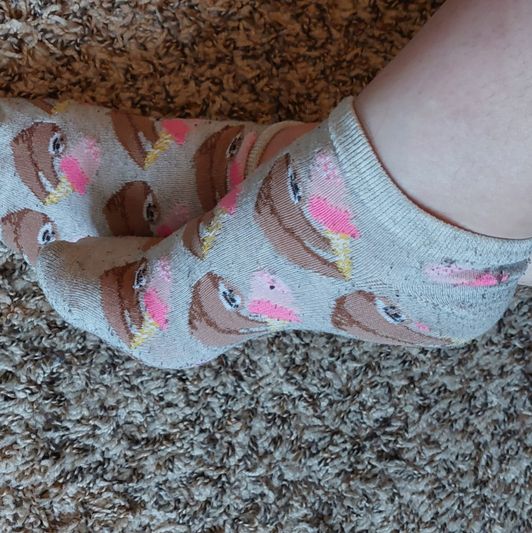 Sloth ice cream socks