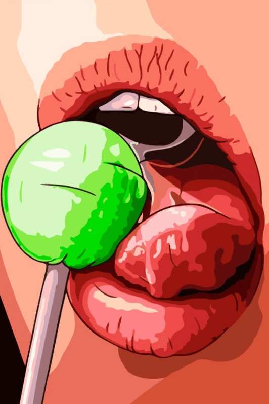 Ill suck Chupa Chups vid