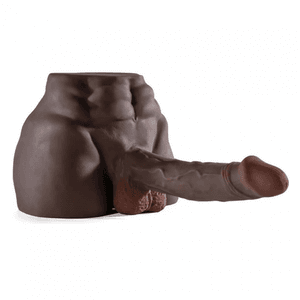 Realistic Dildo with Male Torso