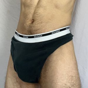 Used Black Gildan Briefs