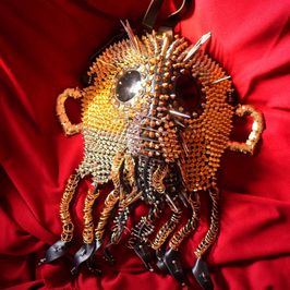Medieval Steampunk Demon Tentacle Mask
