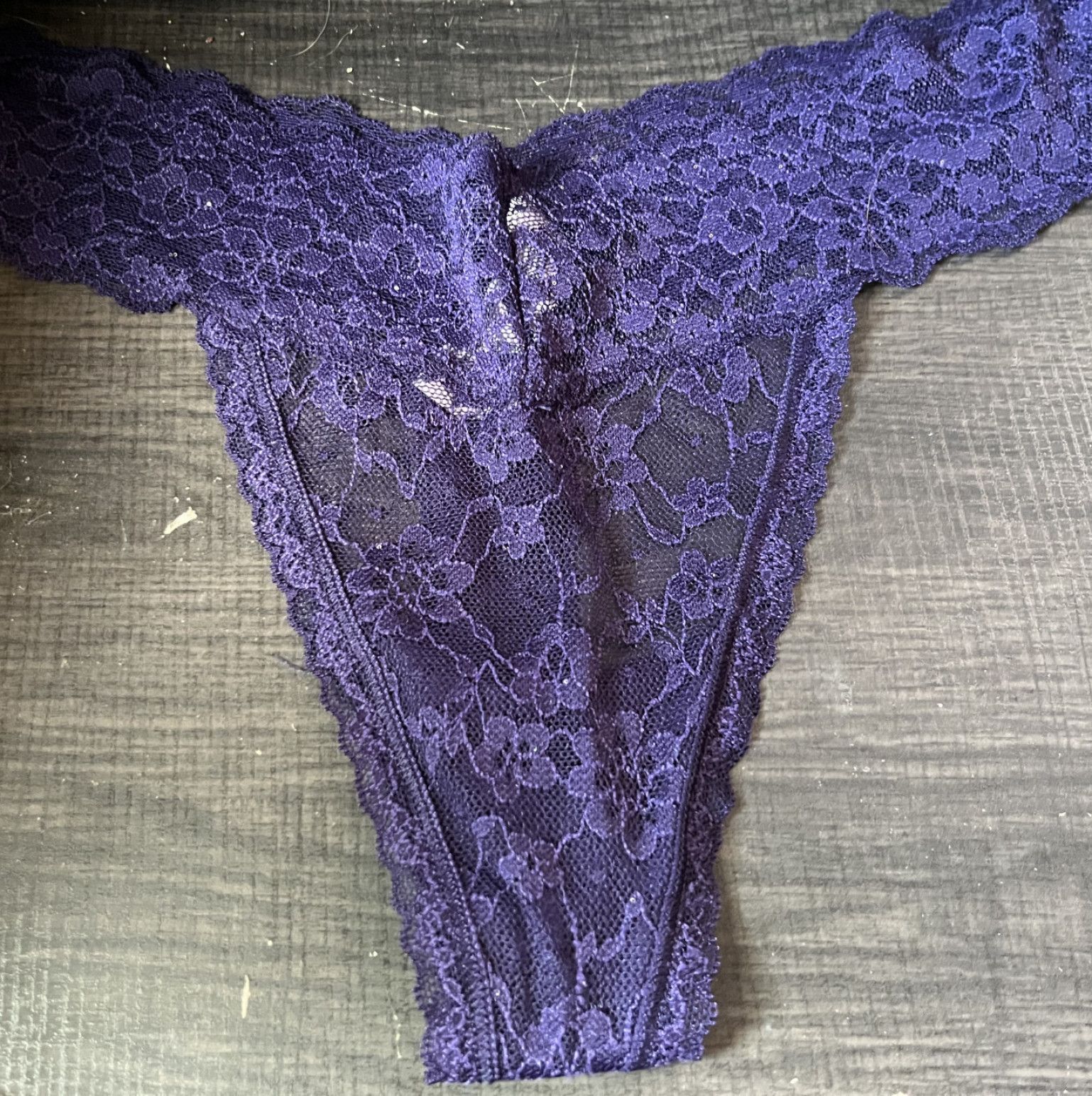 VS SPARKY PURPLE BLUE THONGS