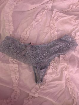 Worn Light Blue Sweet Scented Panties