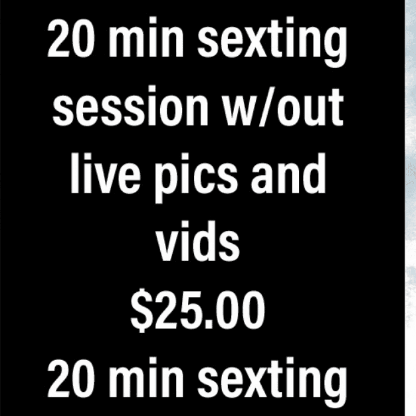 Live sexting sessions price for 1st option tip rest 4 2nd