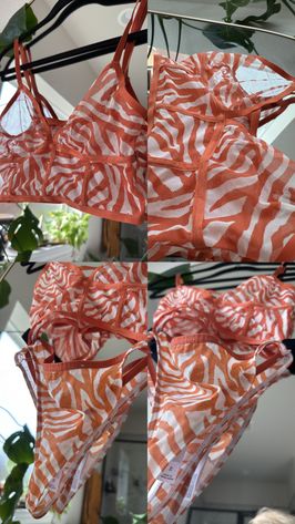 well loved tiger print lingerie