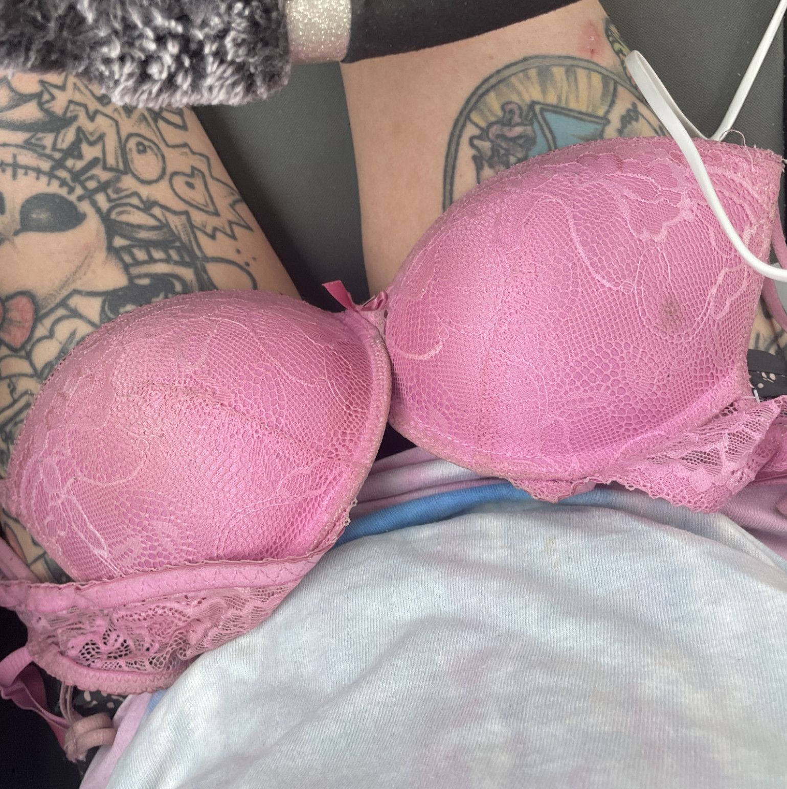 Worn bra