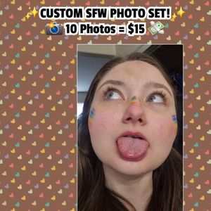 Custom SFW Photo Set of 10!