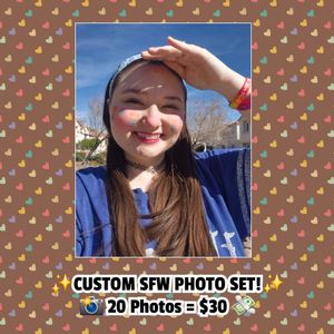 Custom SFW Photo Set of 20!