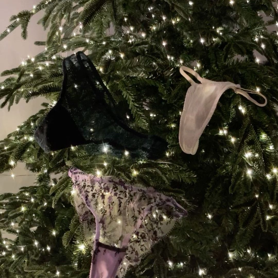 HANG MY PANTIES ON THE CHRISTMAS TREE