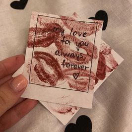 A Custom Card Just for You with My Kisses!