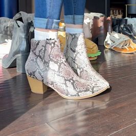 Snakeskin Submission Boots