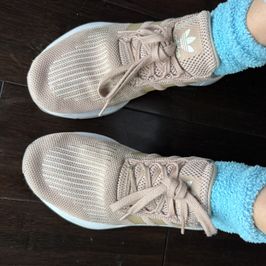 Used Tan Adidas Tennis Shoes Daily Worn and Scented