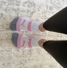 5 Day Wear Stinky Pink Puma Socks