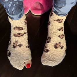 Worn Fuzzy Socks 7 FULL days