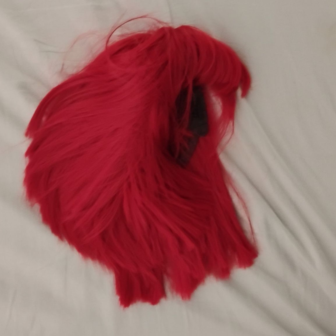 My Short Red Wig