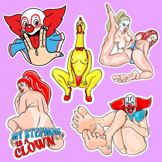 Down to Clown STICKER PACK