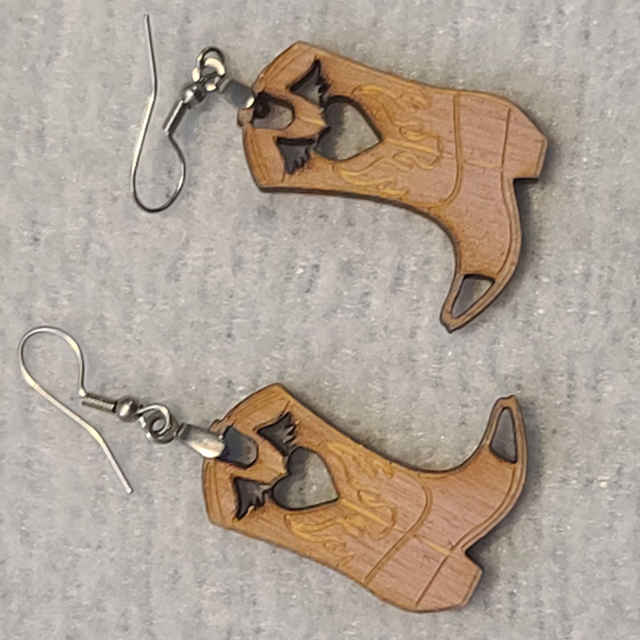 Boot Earrings